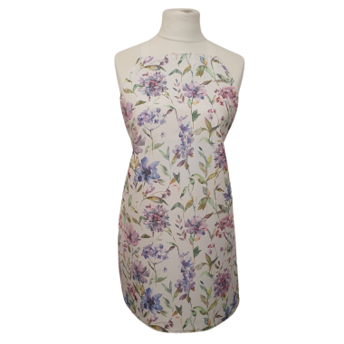 Giardino Heather Floral Apron Water Repellent Wipe Clean