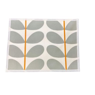 Orla Kiely Two Colour Stem Orange Double Sided Oilcloth Placemats