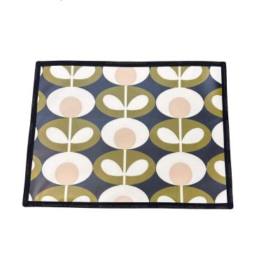 Orla Kiely Multi Stem Ochre Oilcloth Placemats