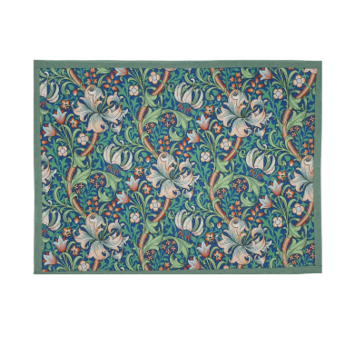 William Morris Golden Lily French Blue Water Repellent Set of 4/6 or 8 Placemats