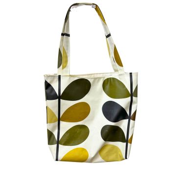 Orla Kiely Slight Second Multi Stem Ochre Lined Tote Bag