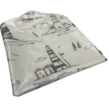 Lighthouse Nautical Scene Oilcloth Peg Bag