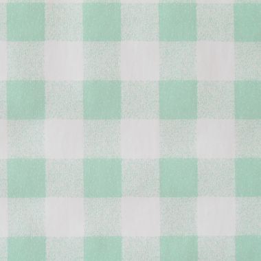 Duck Egg and White Gingham Check PVC Vinyl Wipe Clean Tablecloth