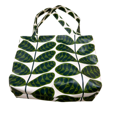 Orla Kiely Botanica Green Lined Tote Bag