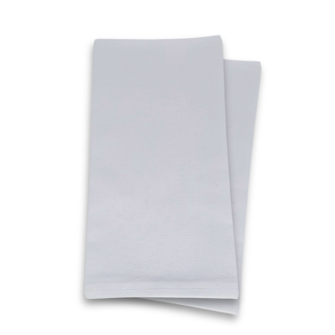 Plain Silver 100% Fabric Napkin Set