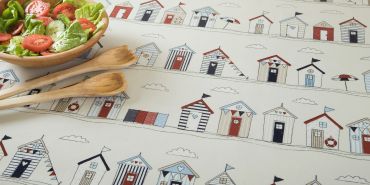 Shabby Chic Beach Houses Oilcloth Wipe Clean Tablecloth