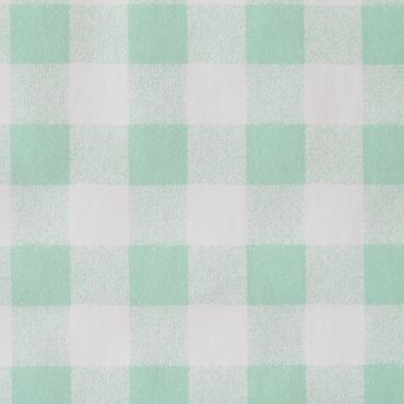 Duck Egg and White Gingham Check PVC Vinyl Wipe Clean Tablecloth