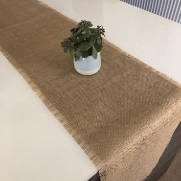 Hessian Jute 10oz Table Runner 25cm Width