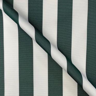 Outdoor Water Repellent Fabric Green and White Stripes Fabric