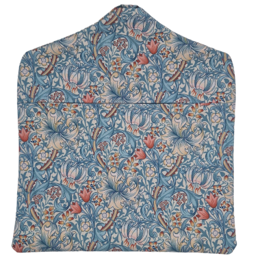 William Morris Golden Lily Cornflower Outdoor Water Repellent Wipe Clean Peg Bag