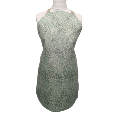 William Morris Willow Bough Sage Water Repellent Wipe Clean Apron