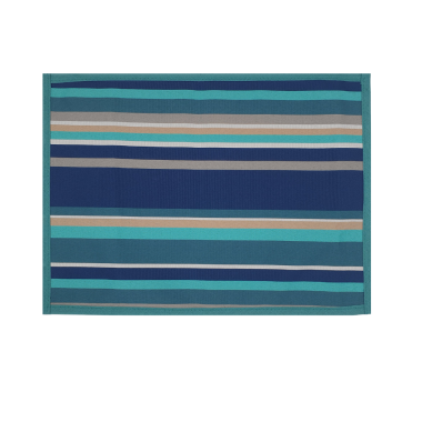 Whitley Bay Blue Stripes Water Repellent Set of 4/6 or 8 Placemats
