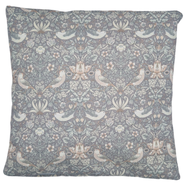 William Morris Strawberry Thief Natural Water Repellent Fabric Outdoor Cushion Cover
