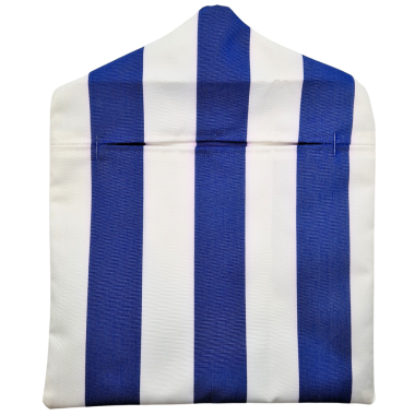 Blue & White Stripe Outdoor Water Repellent Wipe Clean Peg Bag