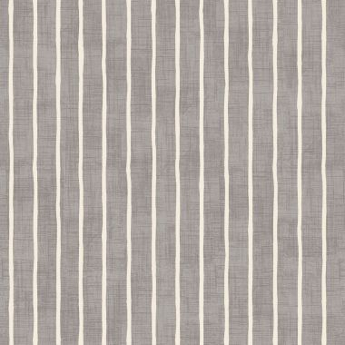 Smoke Grey and White Stripes Matte Finish Wipe Clean Oilcloth WITH BIAS-BINDING HEMMED EDGING Tablecloth